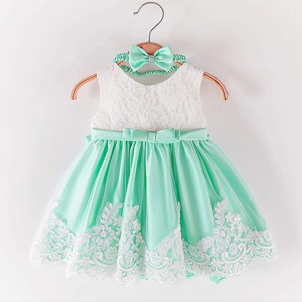 New GORGEOUS Lace Satin Toddler Dress...